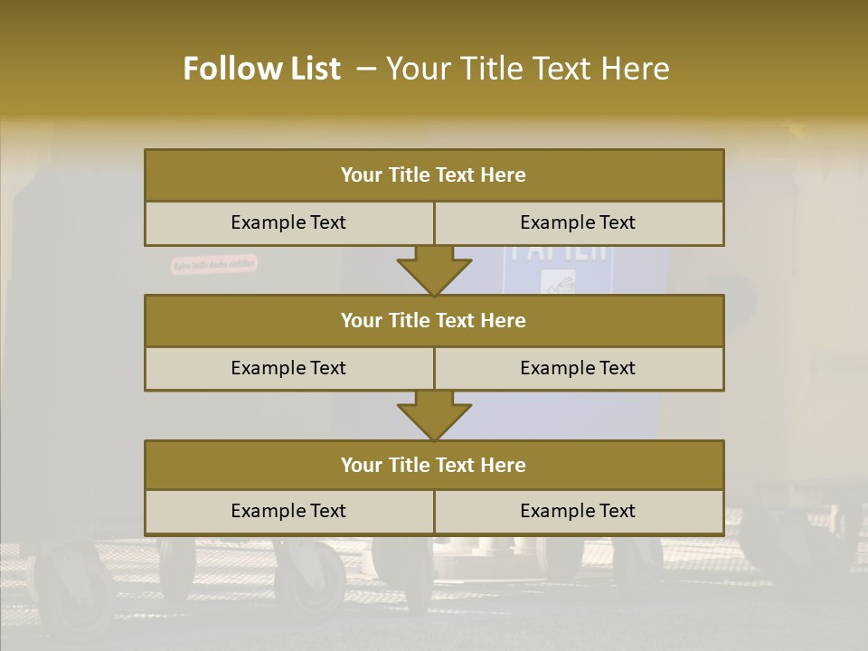 Blue Green Garbage PowerPoint Template