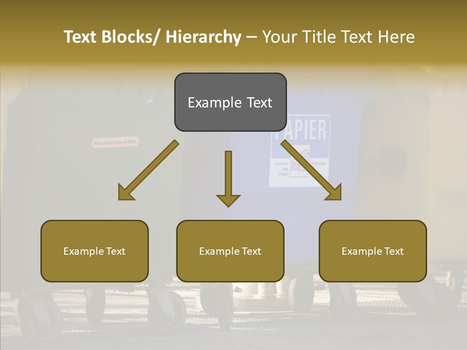Blue Green Garbage PowerPoint Template