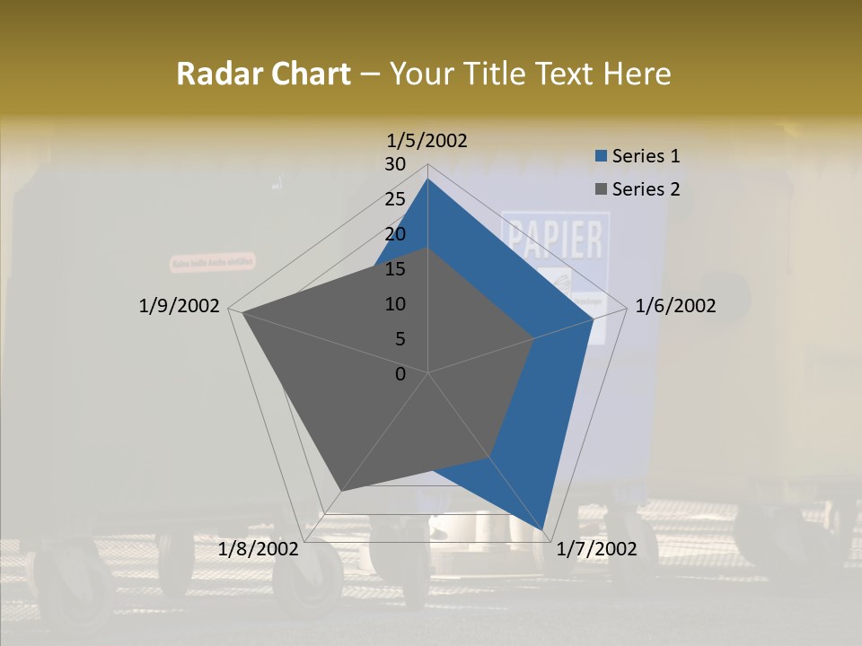 Blue Green Garbage PowerPoint Template