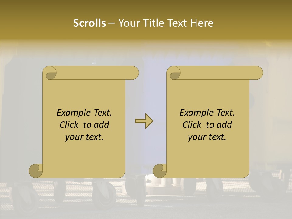 Blue Green Garbage PowerPoint Template