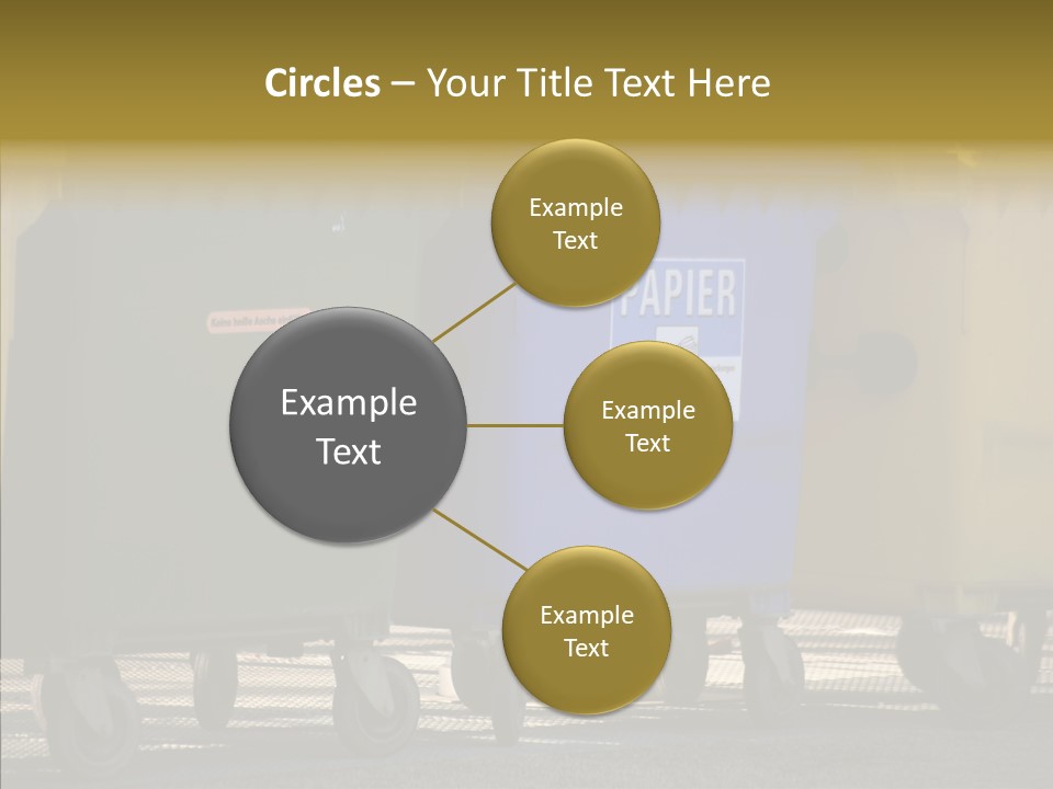 Blue Green Garbage PowerPoint Template