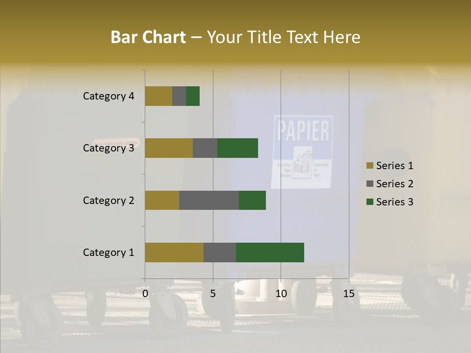 Blue Green Garbage PowerPoint Template