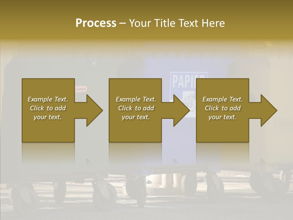 Blue Green Garbage PowerPoint Template