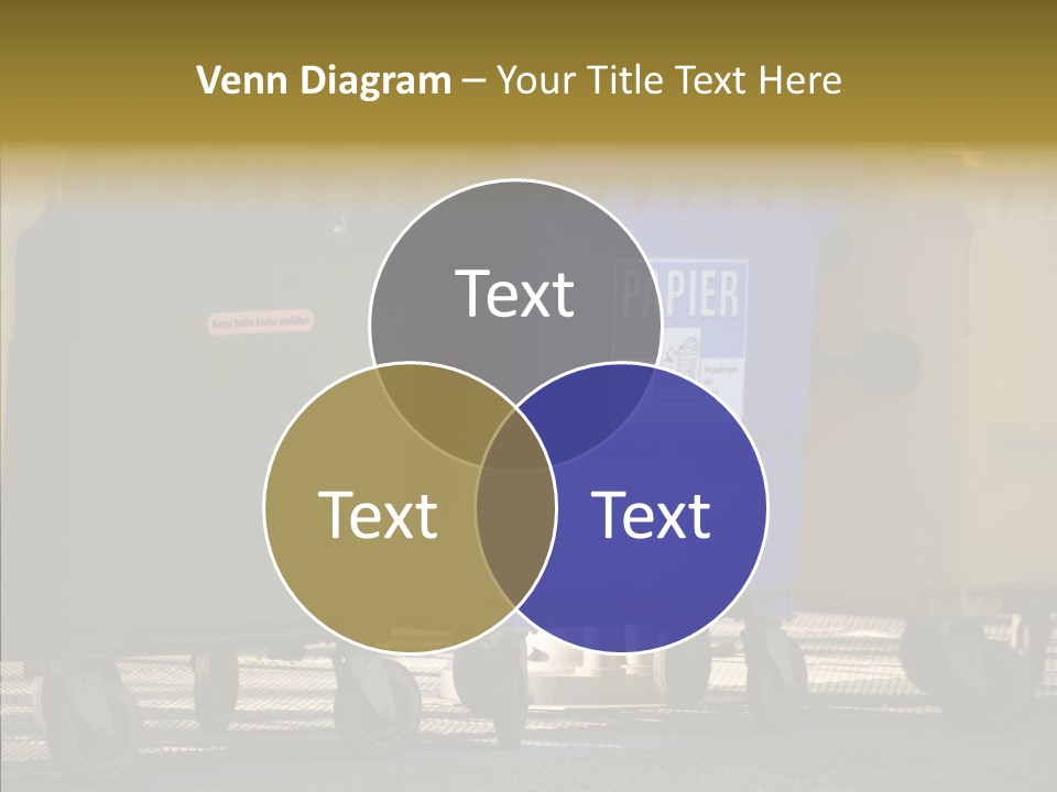 Blue Green Garbage PowerPoint Template