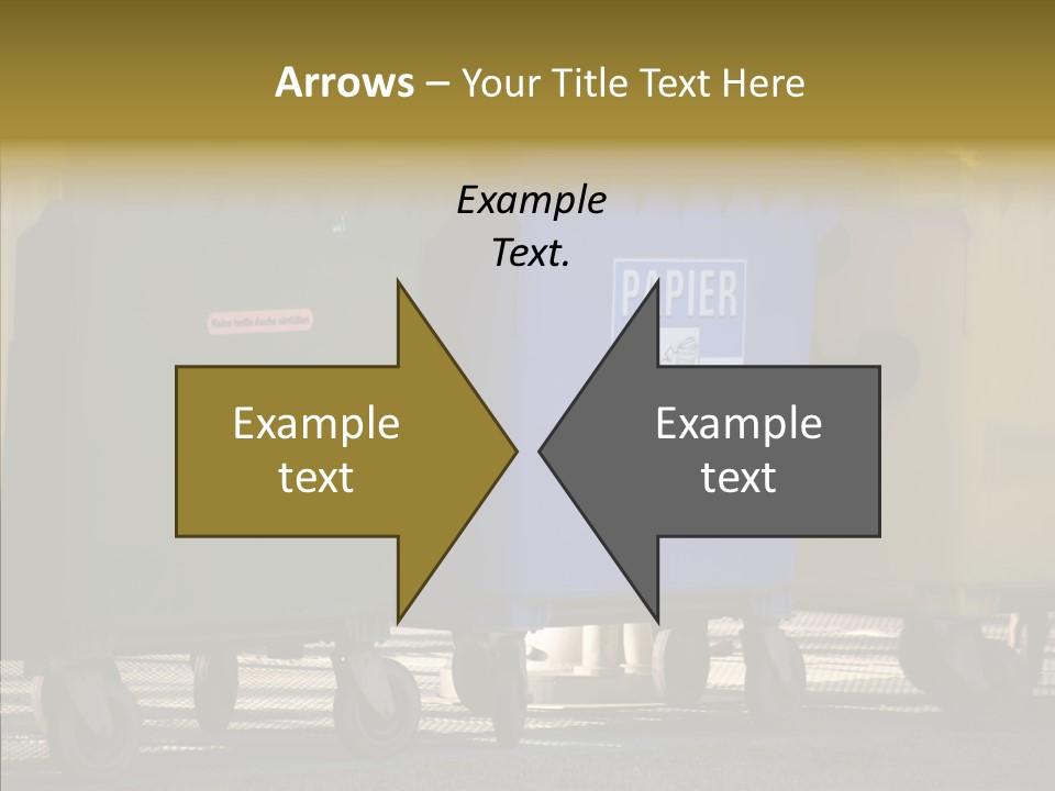 Blue Green Garbage PowerPoint Template