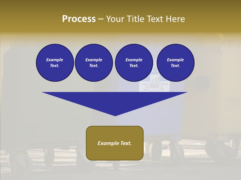 Blue Green Garbage PowerPoint Template