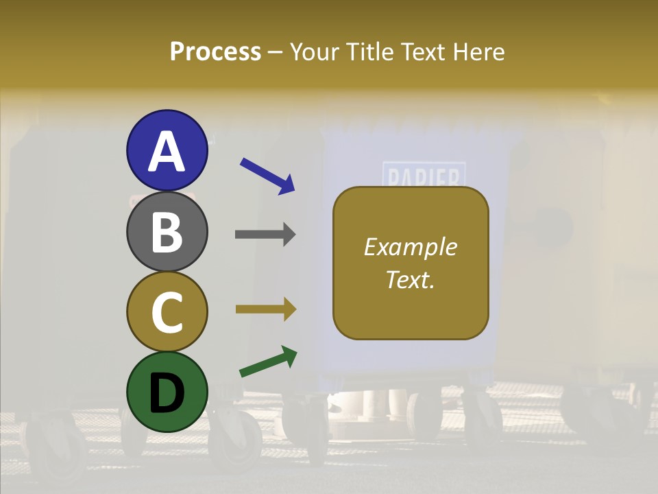 Blue Green Garbage PowerPoint Template