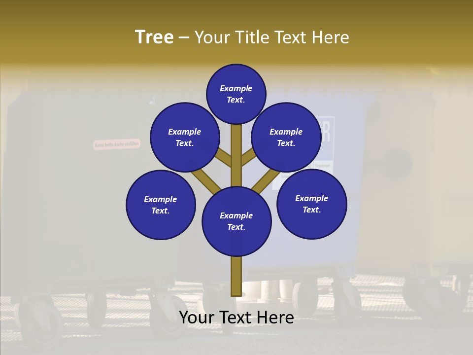 Blue Green Garbage PowerPoint Template