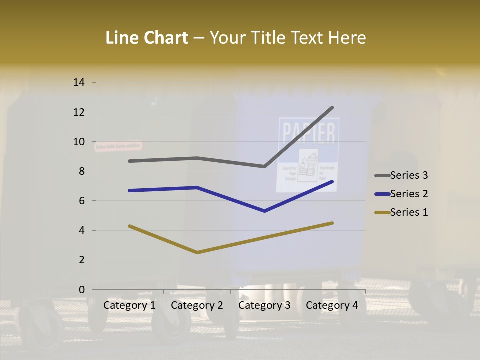 Blue Green Garbage PowerPoint Template