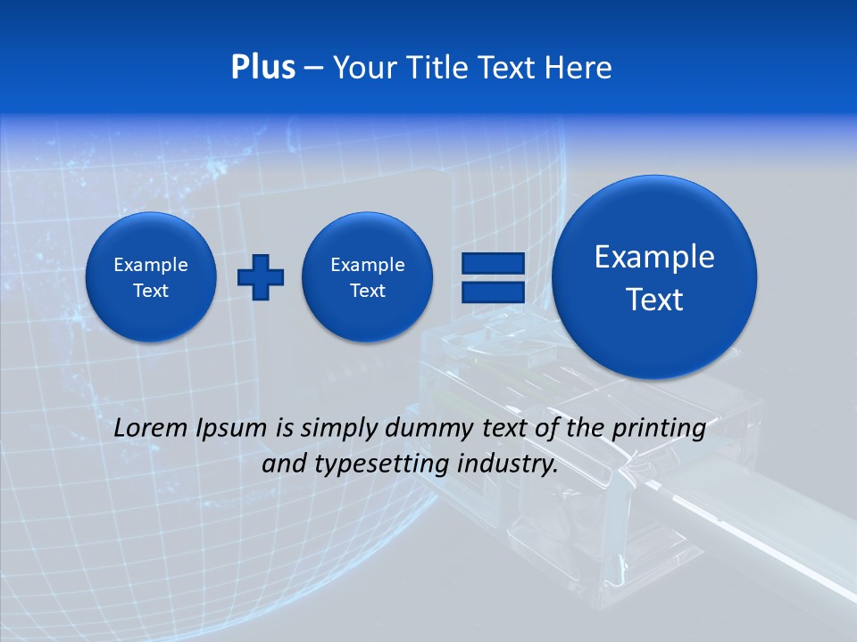 Megabyte Networking Network PowerPoint Template