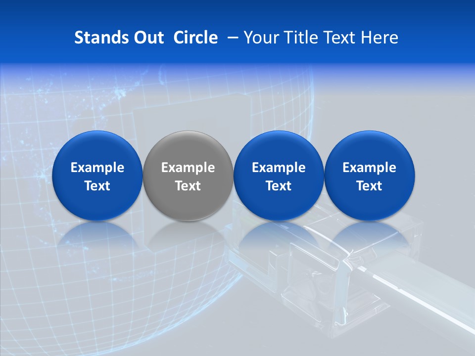 Megabyte Networking Network PowerPoint Template
