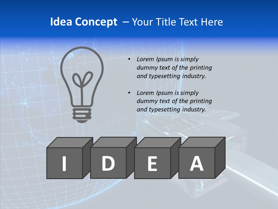 Megabyte Networking Network PowerPoint Template