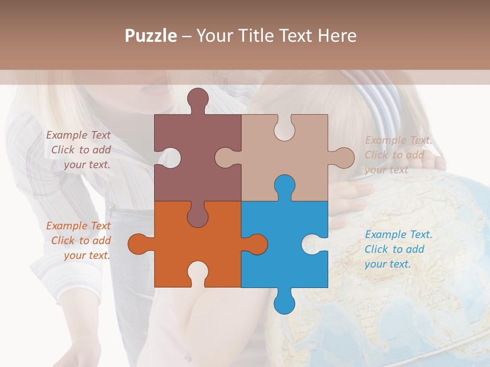 Blond Tale Attracted PowerPoint Template