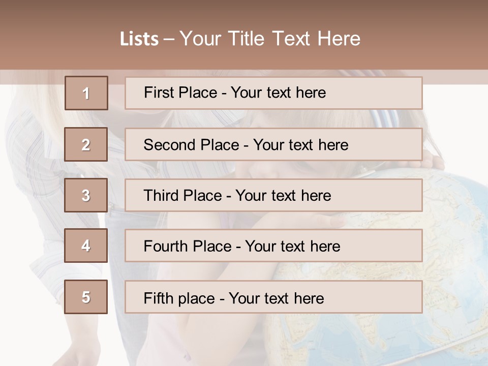 Blond Tale Attracted PowerPoint Template