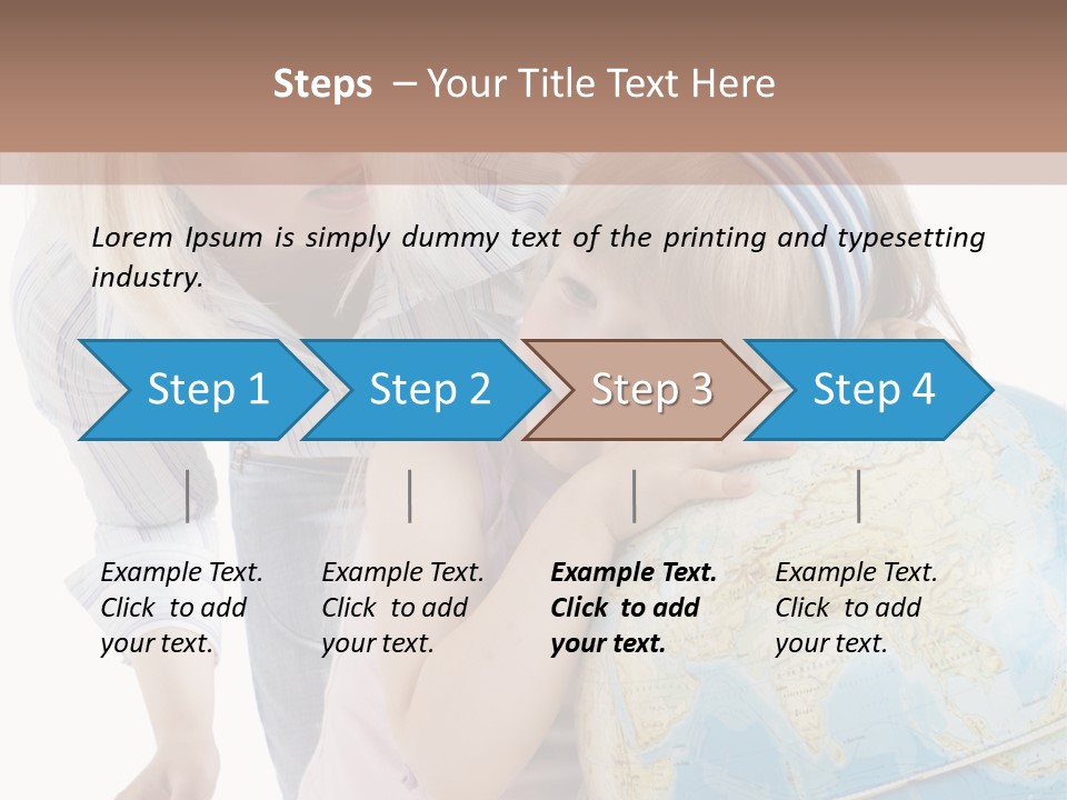 Blond Tale Attracted PowerPoint Template