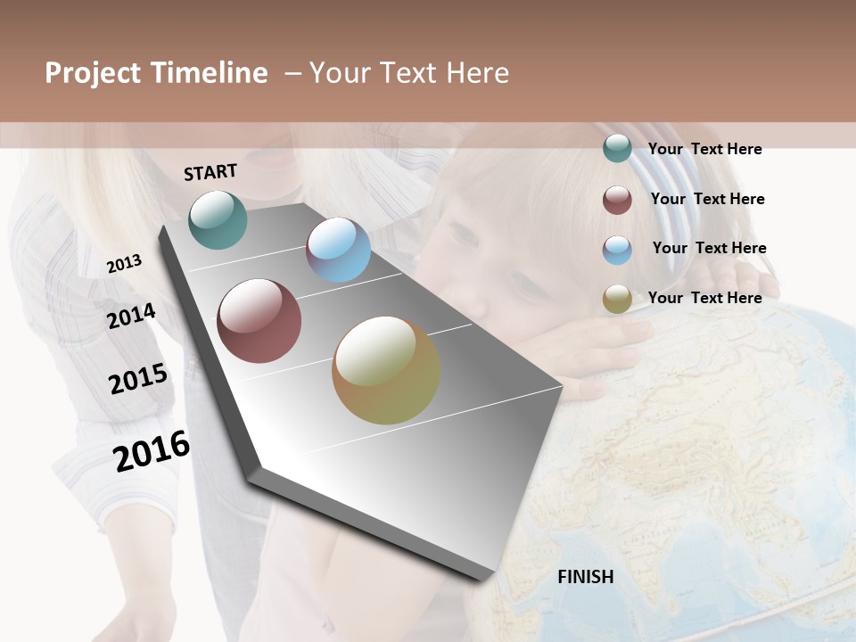 Blond Tale Attracted PowerPoint Template