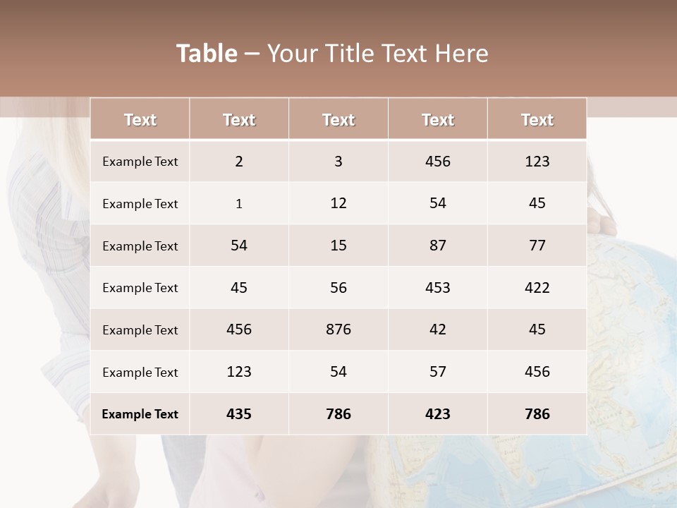 Blond Tale Attracted PowerPoint Template