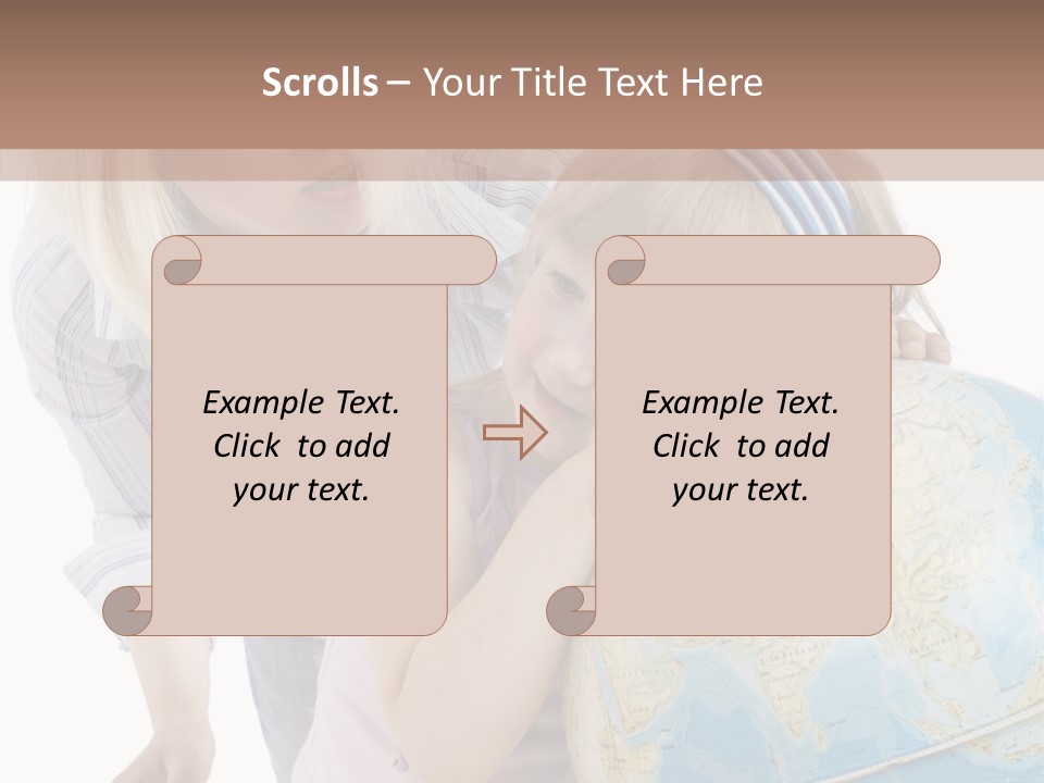 Blond Tale Attracted PowerPoint Template