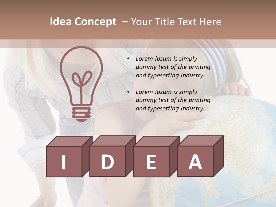 Blond Tale Attracted PowerPoint Template