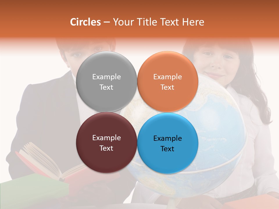 Student Test Caucasian PowerPoint Template