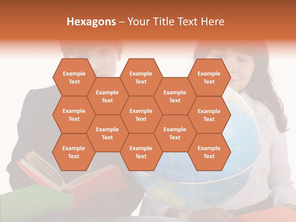 Student Test Caucasian PowerPoint Template