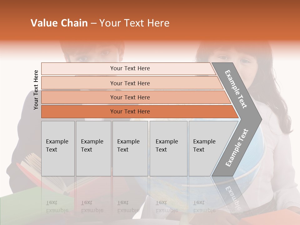 Student Test Caucasian PowerPoint Template