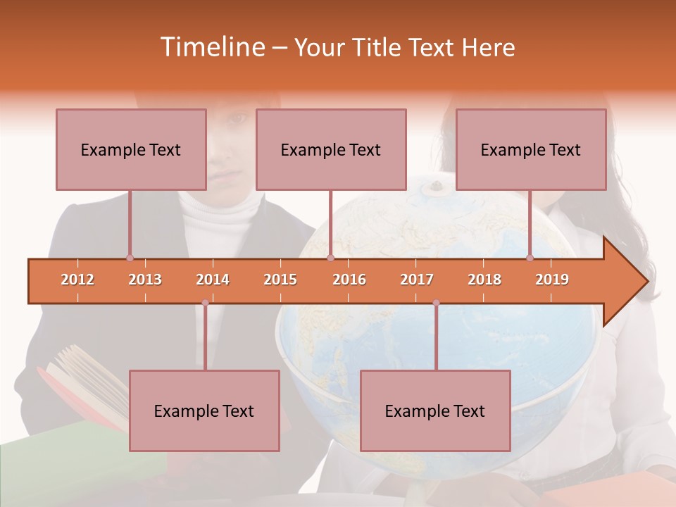Student Test Caucasian PowerPoint Template
