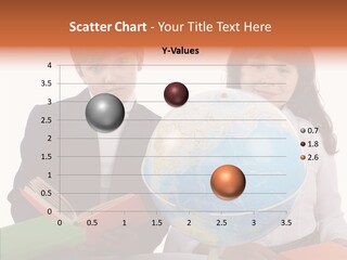 Student Test Caucasian PowerPoint Template