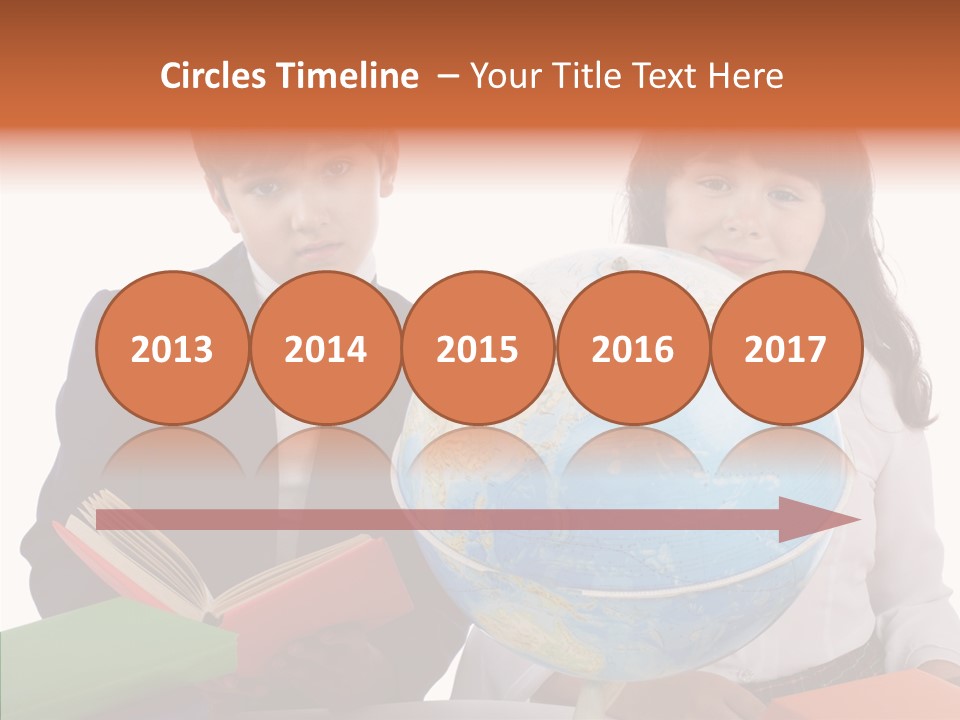 Student Test Caucasian PowerPoint Template