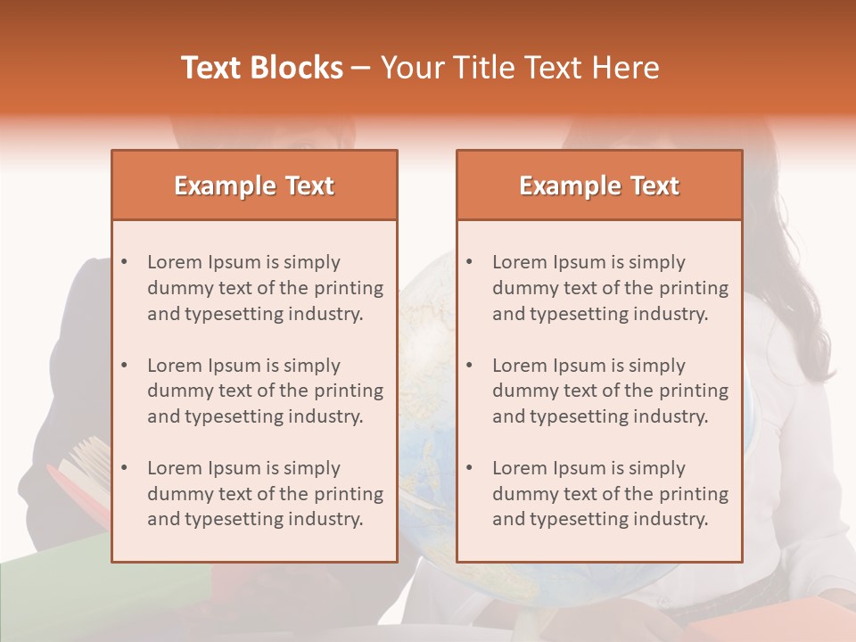 Student Test Caucasian PowerPoint Template