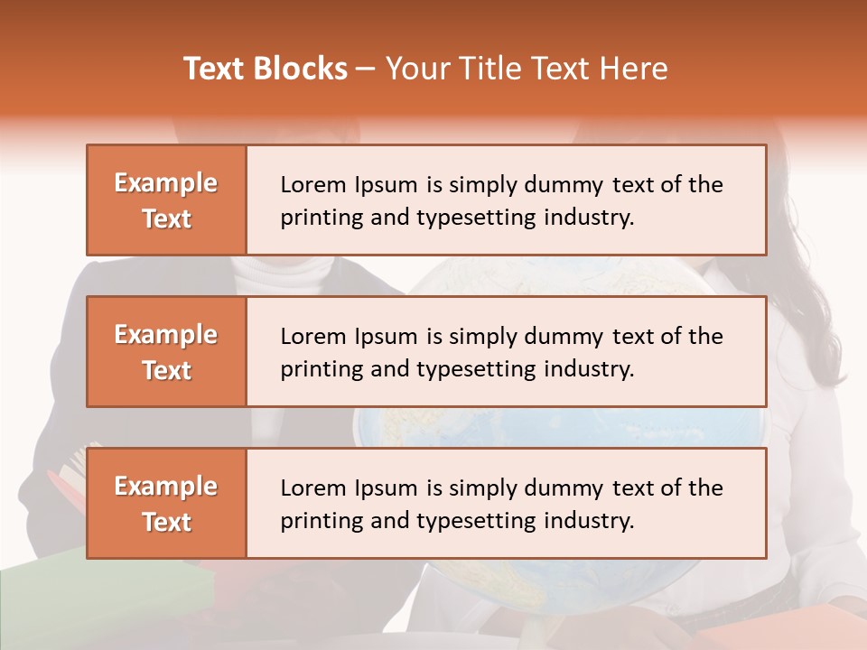 Student Test Caucasian PowerPoint Template