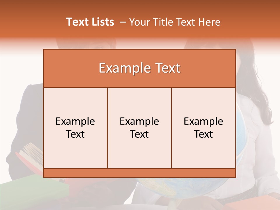 Student Test Caucasian PowerPoint Template