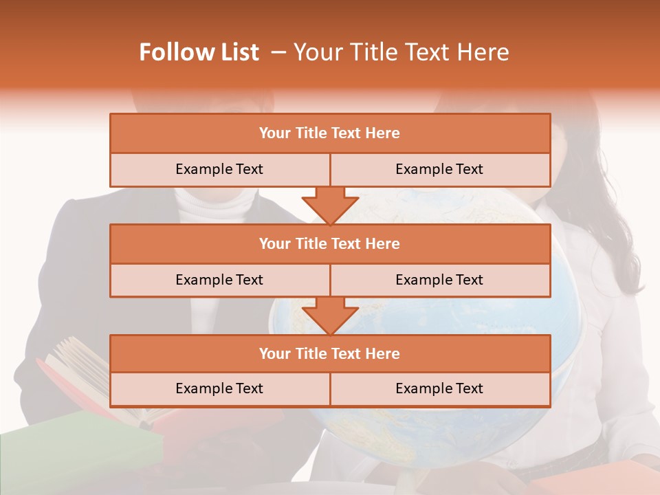 Student Test Caucasian PowerPoint Template