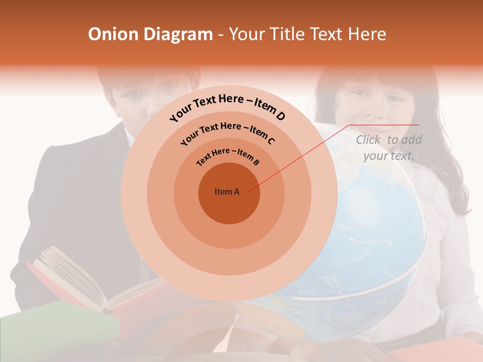 Student Test Caucasian PowerPoint Template