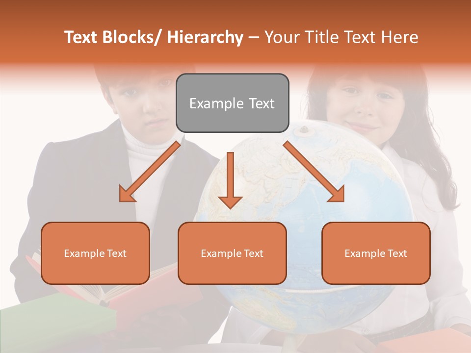 Student Test Caucasian PowerPoint Template