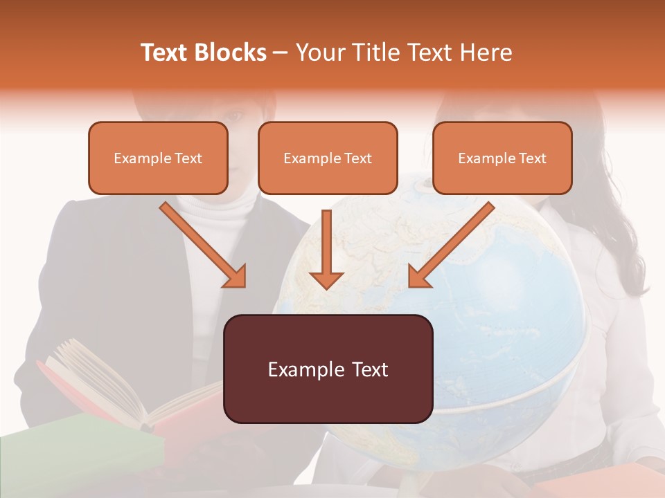Student Test Caucasian PowerPoint Template