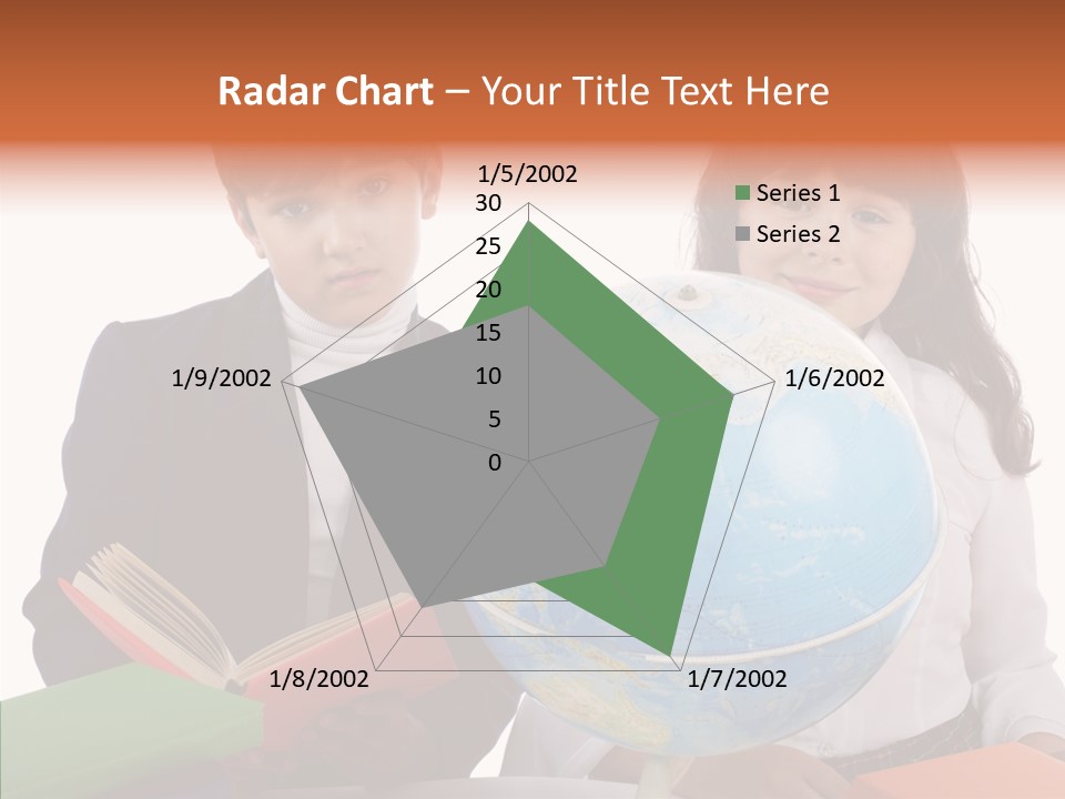Student Test Caucasian PowerPoint Template