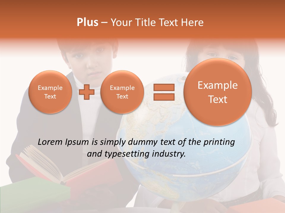Student Test Caucasian PowerPoint Template