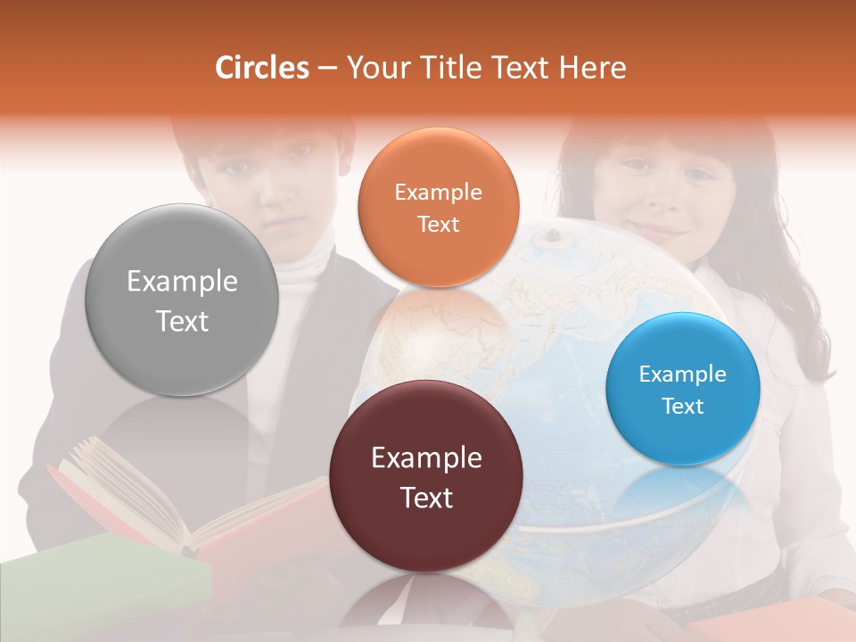 Student Test Caucasian PowerPoint Template