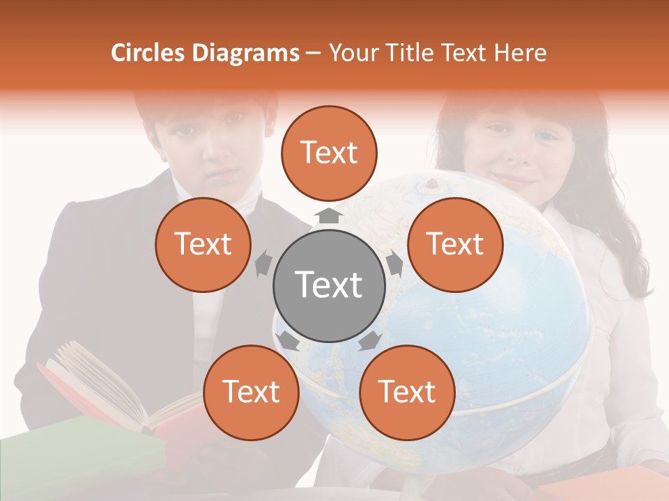 Student Test Caucasian PowerPoint Template