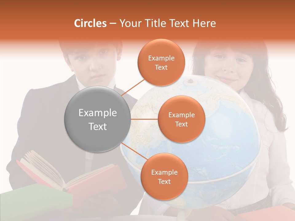 Student Test Caucasian PowerPoint Template