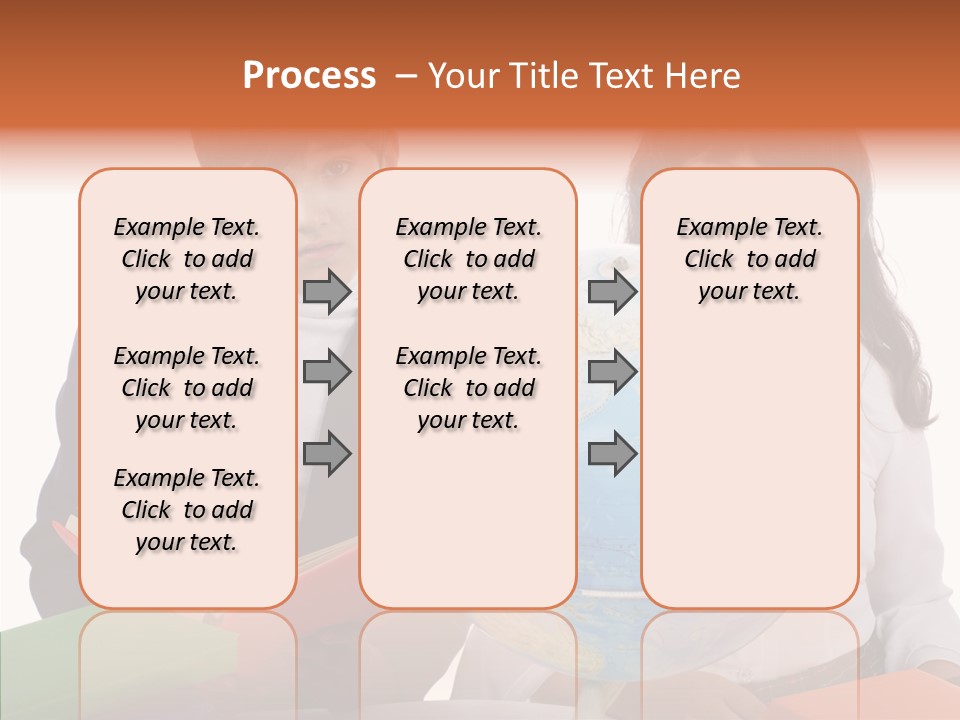 Student Test Caucasian PowerPoint Template