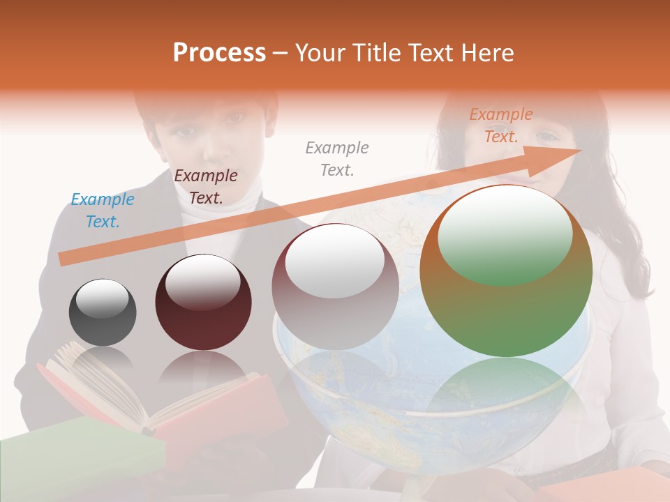 Student Test Caucasian PowerPoint Template