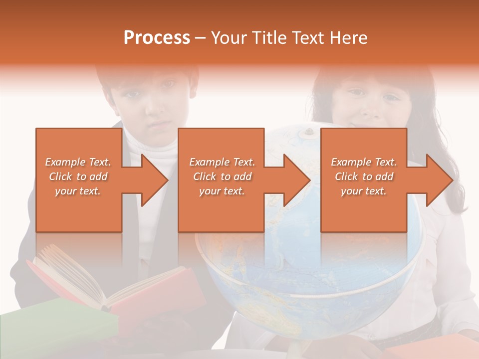 Student Test Caucasian PowerPoint Template