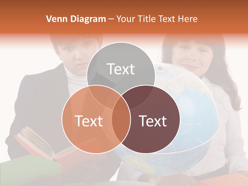 Student Test Caucasian PowerPoint Template