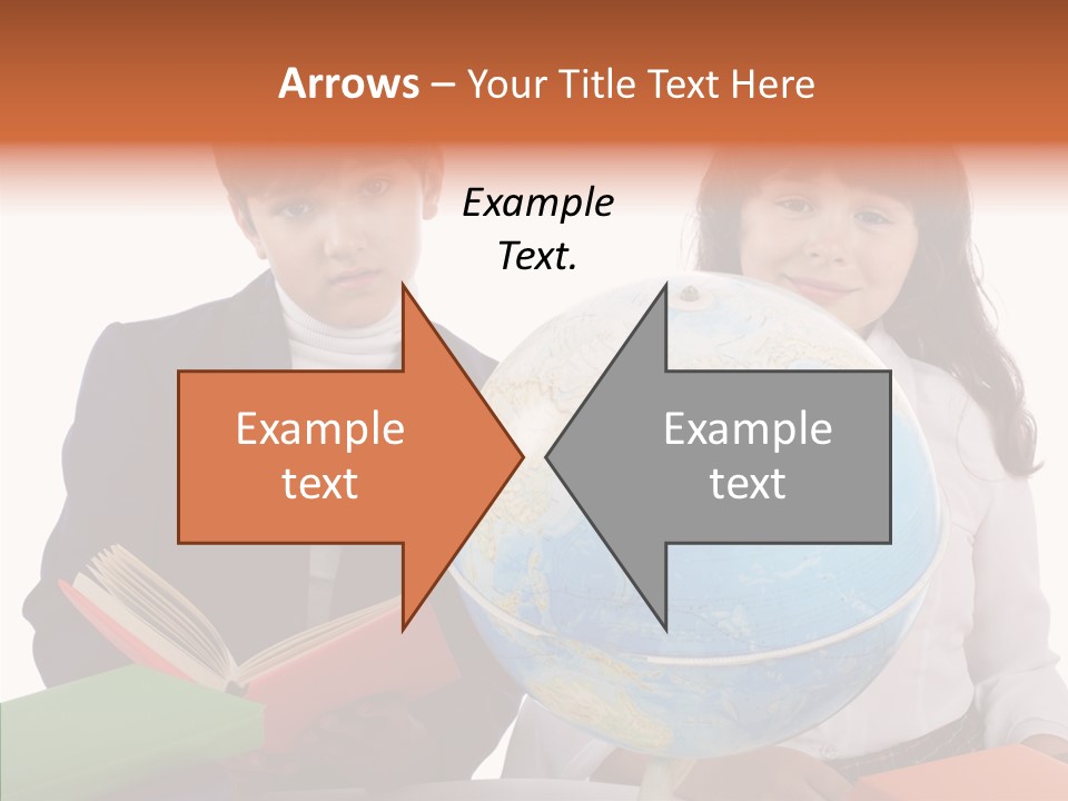Student Test Caucasian PowerPoint Template