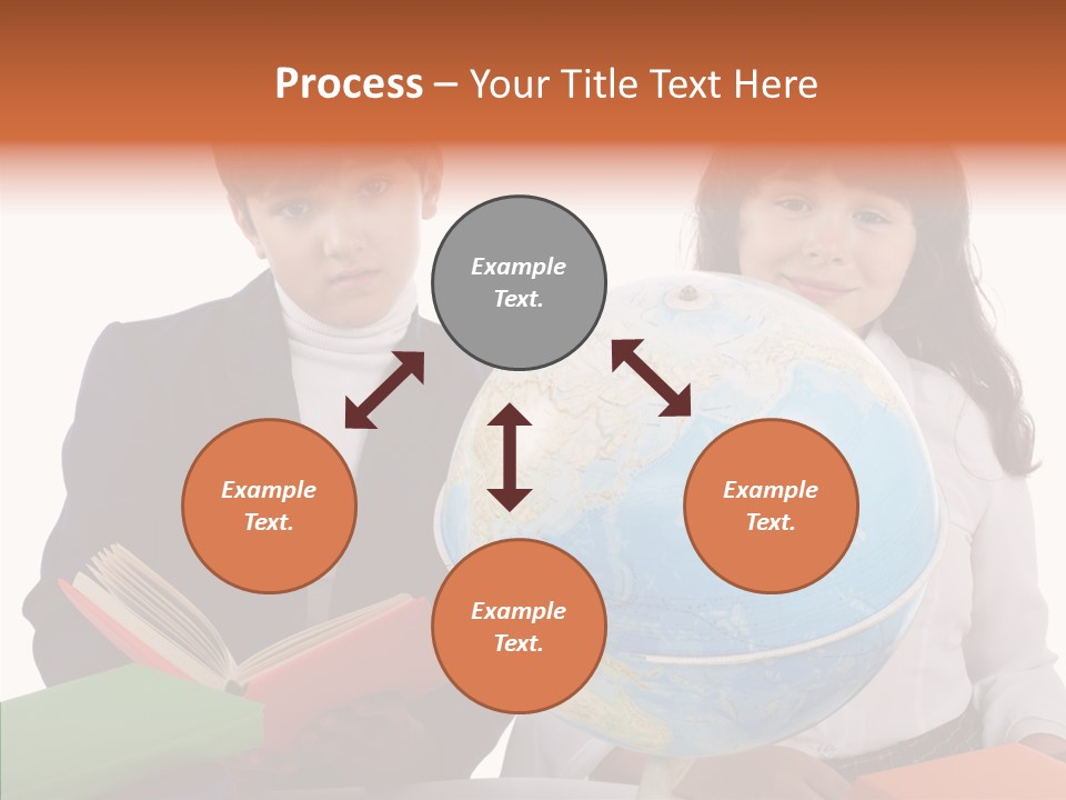 Student Test Caucasian PowerPoint Template
