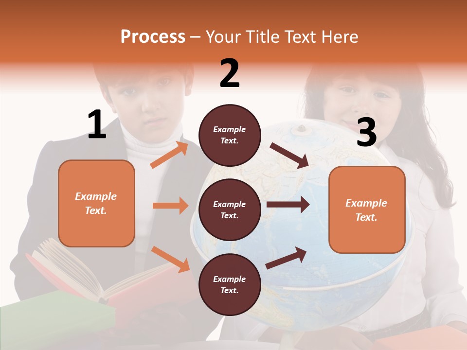 Student Test Caucasian PowerPoint Template