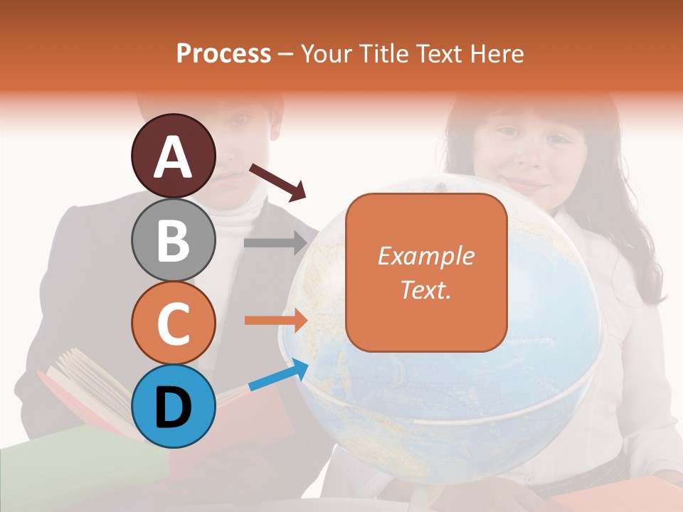 Student Test Caucasian PowerPoint Template