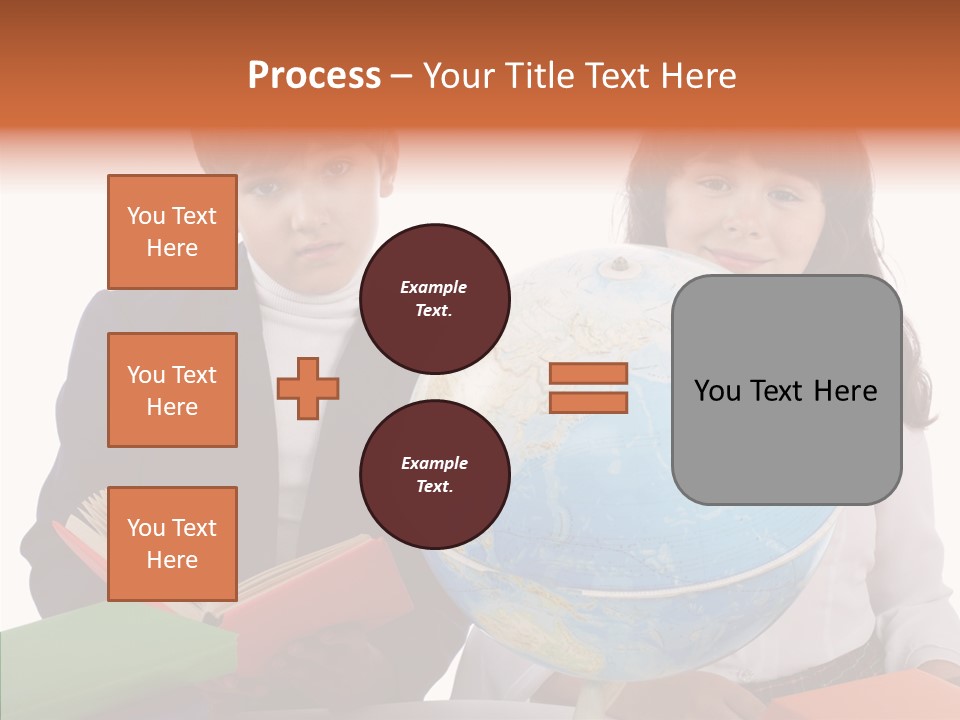 Student Test Caucasian PowerPoint Template